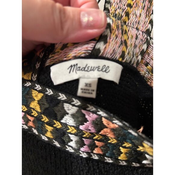 Madewell Bohemian Embroidered Swing Sweater Knit Tank Top - Picture 8 of 11